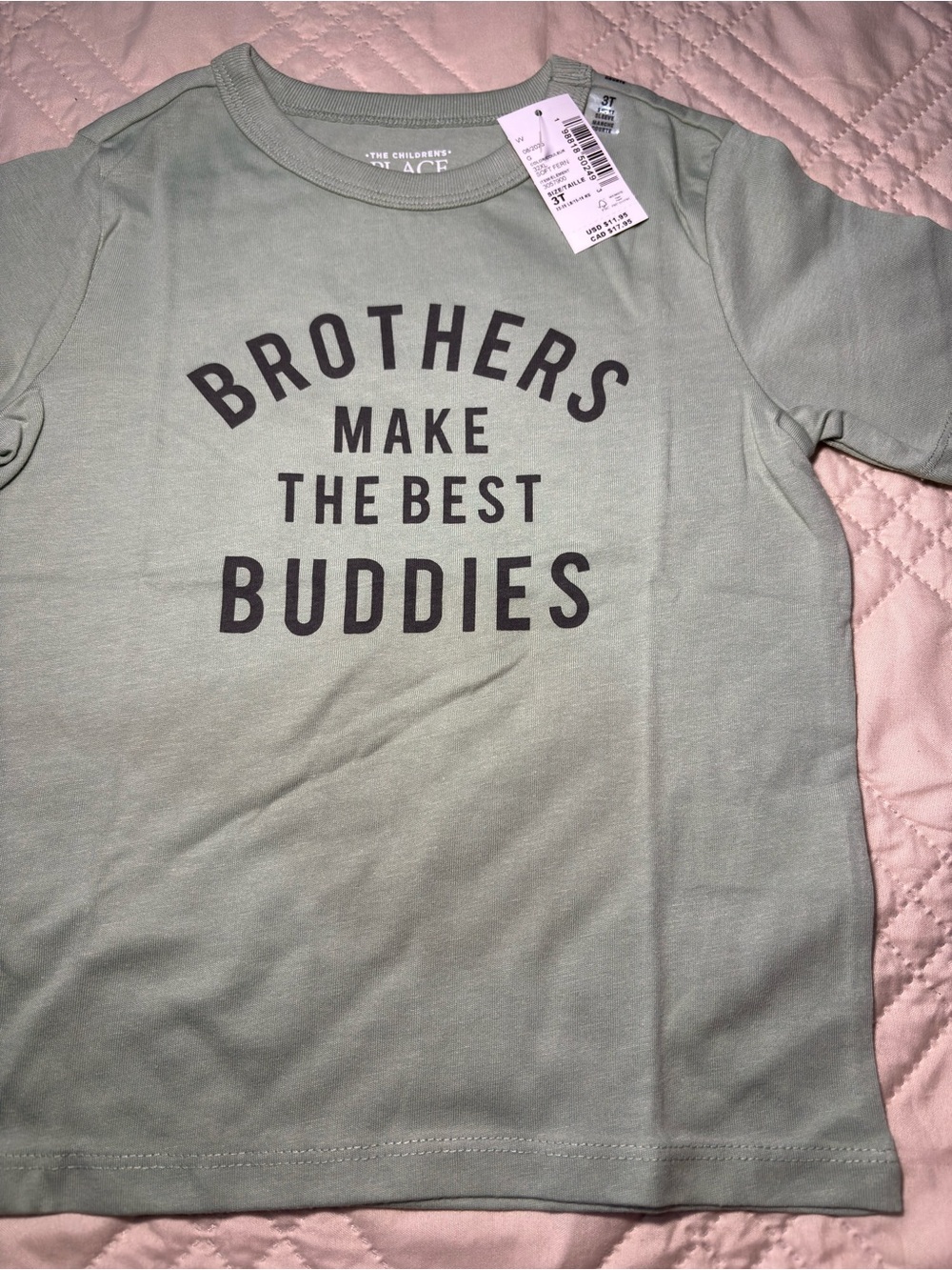 Children’s Place 3T Brothers Make The Best Buddies Graphic Tee
